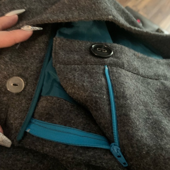 Y2k Alex Gaines sailor wool pants blend silk trousers boho fall casual $450 - Picture 7 of 8